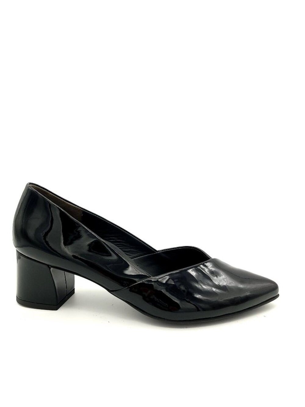NEW Paul Green Rendi Heels Luxury Comfort Shiny Black Basic Classic Womens 8.5